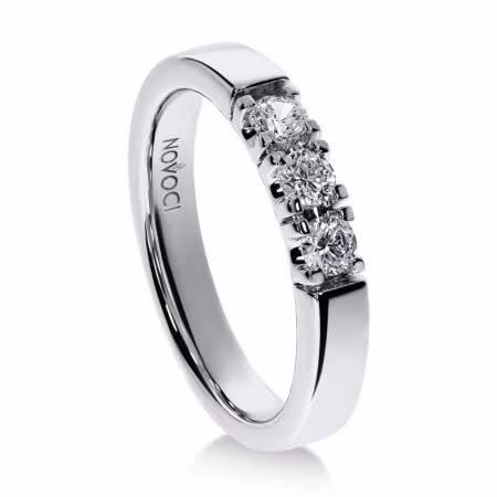 NOVA Memoire-Ring aus Gold, Runde Diamanten 0,30 ct