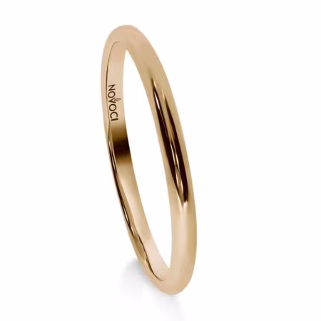 BASIO Band Ring in Gold, 2.00 mm Width