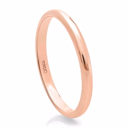 BASIO Band Ring in Gold, 2.50 mm Width