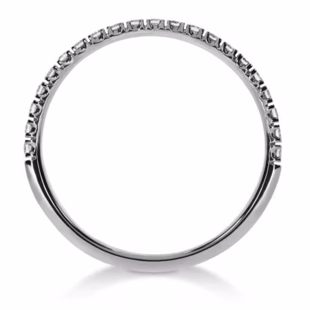 NOVA Memoire-Ring aus Gold, Runde Diamanten 0,21 ct - Halb