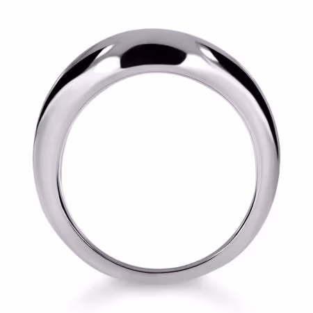 THE BOB Concave Ring aus Gold, Runde Diamanten 0,30 ct