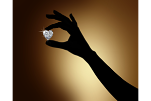 Heart shaped diamond