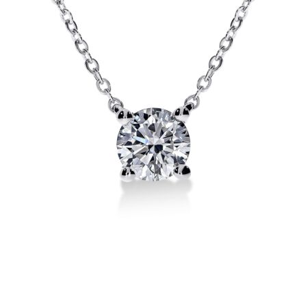 VIRAGO Solitärhalskette aus Gold, Runder Diamant 0,70 ct