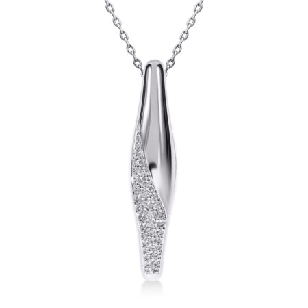 THE BOB Topsy Anhänger aus Gold, Runde Diamanten 0,39 ct