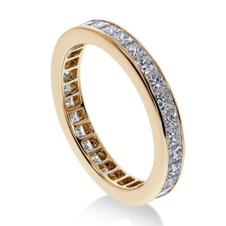 GRATA Memoire-Ring aus Gold, Prinzess-Diamanten 1.38 ct - Voll