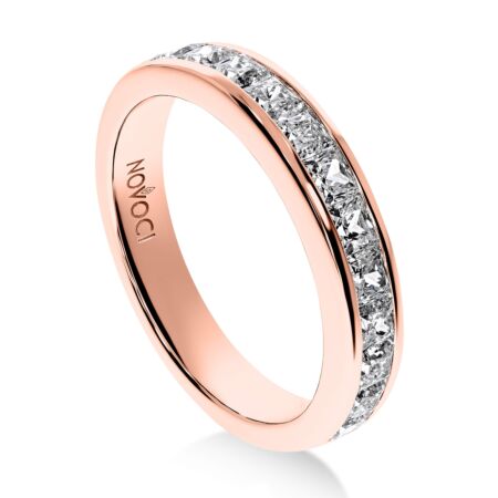 GRATA Memoire-Ring aus Gold, Prinzess-Diamanten 1.15 ct - Halb