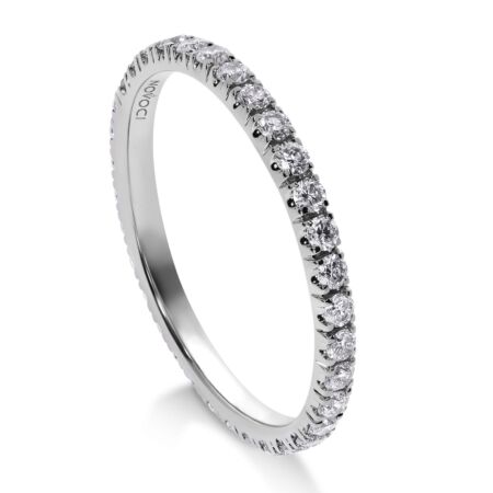 NOVA Memoire-Ring aus Gold, Runde Diamanten 0,53 ct - Voll