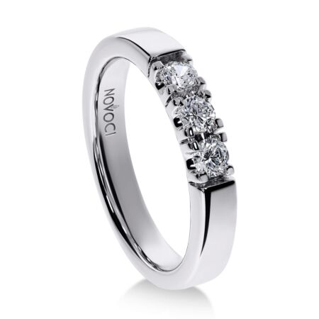 NOVA Memoire-Ring aus Gold, Runde Diamanten 0,30 ct