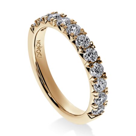 ATLANTIS Memoire-Ring aus Gold, Runde Diamanten 0,77 ct