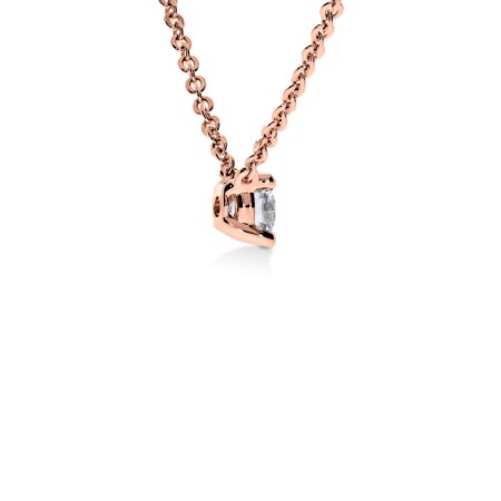 VIRAGO Solitärhalskette aus Gold, Runder Diamant 0,20 ct