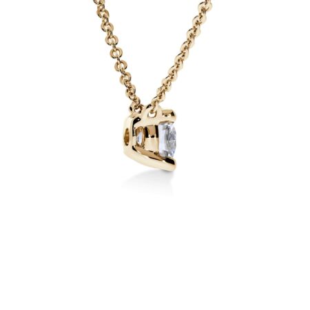 VIRAGO Solitärhalskette aus Gold, Runder Diamant 0,50 ct