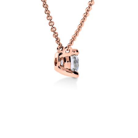 VIRAGO Solitärhalskette aus Gold, Runder Diamant 0,60 ct