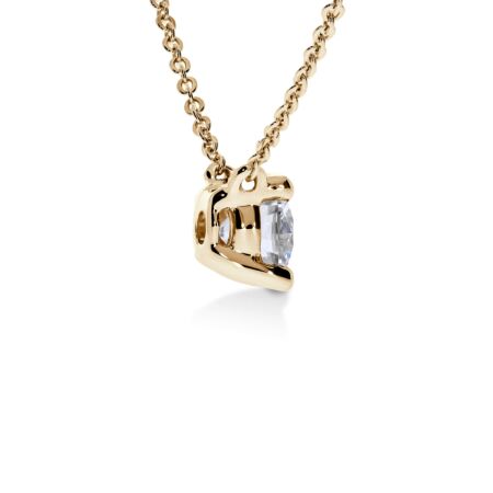 VIRAGO Solitärhalskette aus Gold, Runder Diamant 0,80 ct