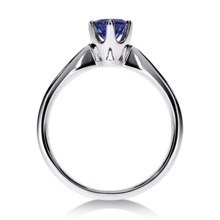 FELIS Solitärring aus Gold, Blauer Saphir 1,00 ct