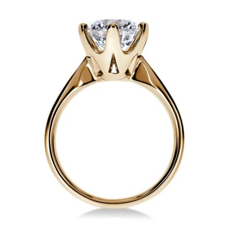 FELIS Solitärring aus Gold, Runder Diamant 3,00 ct