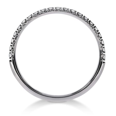 NOVA Memoire-Ring aus Gold, Runde Diamanten 0,21 ct - Halb