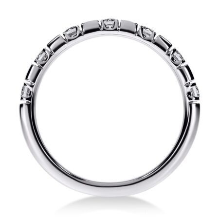 NOVA Memoire-Ring aus Gold, Runde Diamanten 0,21 ct - Halb