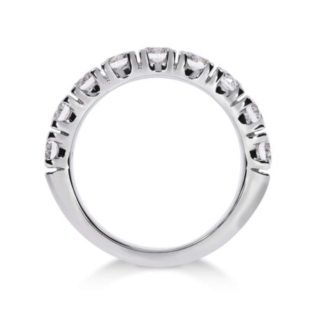 NOVA Memoire-Ring aus Gold, Runde Diamanten 1,80 ct - Halb