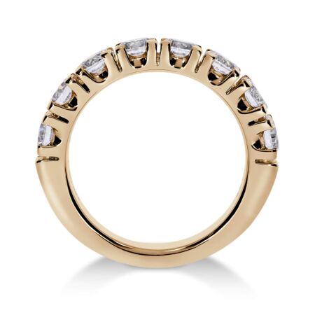 NOVA Memoire-Ring aus Gold, Runde Diamanten 2,00 ct - Halb