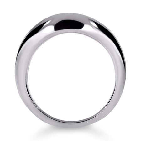 THE BOB Concave Ring aus Gold, Runde Diamanten 0,30 ct