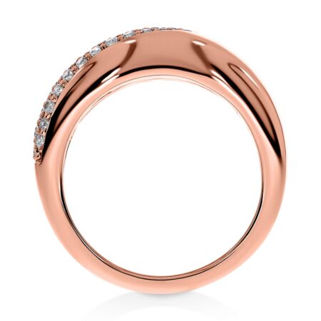 THE BOB Pixie Ring aus Gold, Runde Diamanten 0,37 ct
