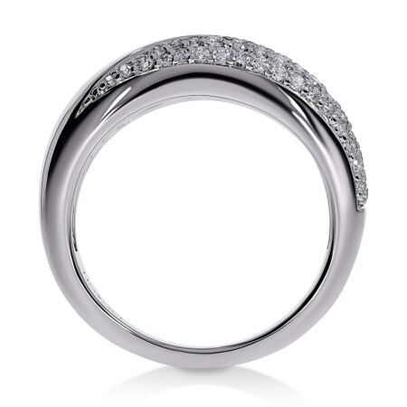 THE BOB Topsy Ring in Gold, Round Diamonds 0.37 ct
