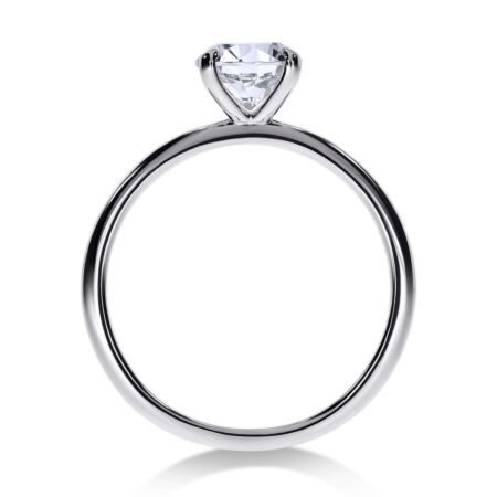 ELEGANZ Solitärring aus Gold, Runder Diamant 1,00 ct