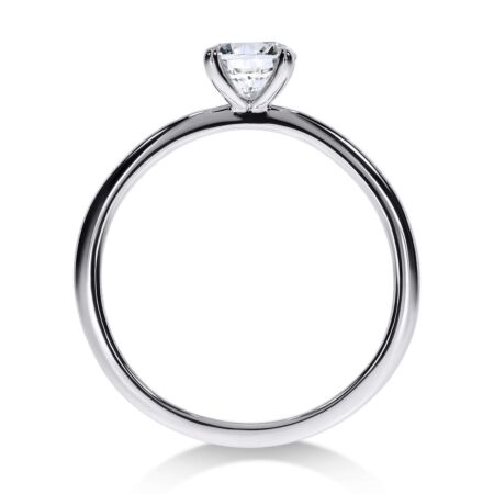 ELEGANZ Solitärring aus Gold, Runder Diamant 0,60 ct