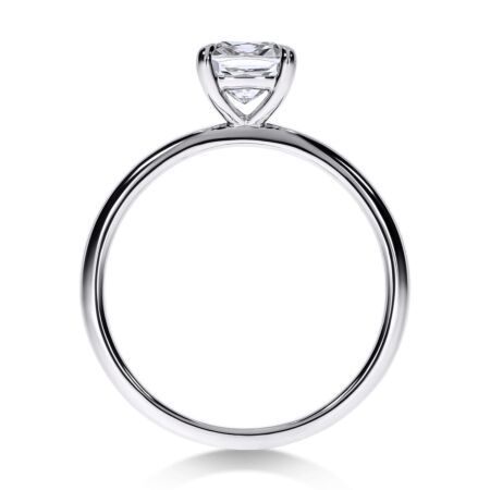 ELEGANZ Solitärring aus Gold, Kissen-Diamant 1,00 ct