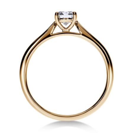 VIRAGO Solitärring aus Gold, Runder Diamant 0,50 ct