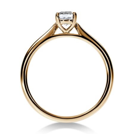 VIRAGO Solitärring aus Gold, Kissen-Diamant 0,50 ct