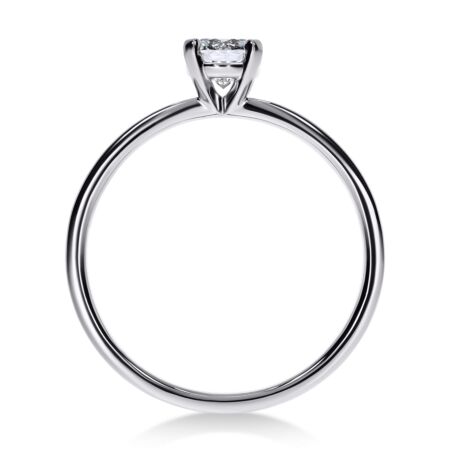 LIVIA Solitärring aus Gold, Runder Diamant 0,50 ct