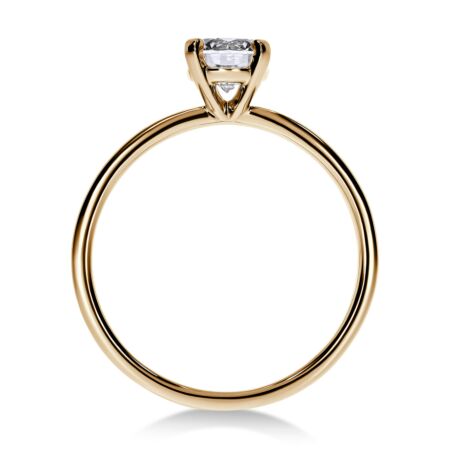 LIVIA Solitärring aus Gold, Runder Diamant 0,70 ct