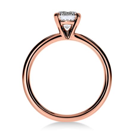 LIVIA Solitärring aus Gold, Runder Diamant 1,00 ct